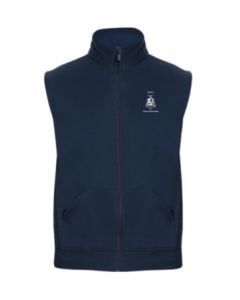 Barnes Crest Sleeveless Zipper Jacket